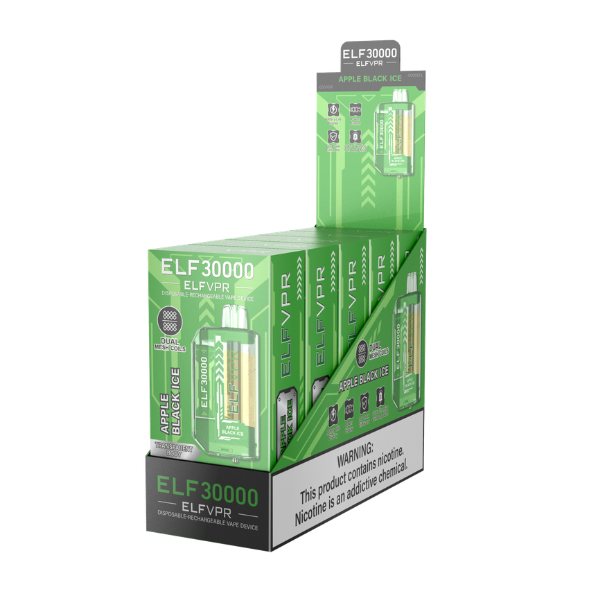 ELF VPR 30k Disposable Vape - Various Flavors - (5 Count Displays)